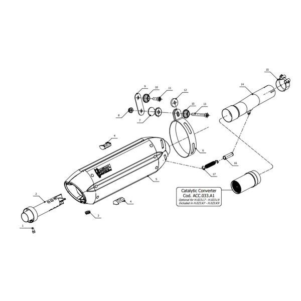 Mivv Suono plieno duslintuvas (homologuotas) – Honda XL 650 V Transalp 2001–2002 – nuotrauka 2