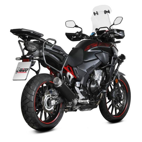Mivv GPpro juodo plieno duslintuvas (homologuotas) – Honda CB 500 X 2021–2024 – nuotrauka 2