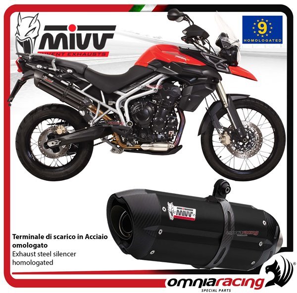 Mivv Suono duslintuvas (homologuotas) – Triumph Tiger 800 2011–2016 – nuotrauka 2