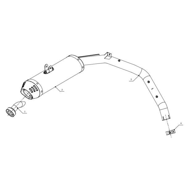 Mivv Oval duslintuvas (homologuotas) – Honda CBR 600 RR 2003–2004 – nuotrauka 2