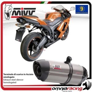 Mivv Suono duslintuvas (homologuotas) – Kawasaki Ninja ZX 6R 2007–2008