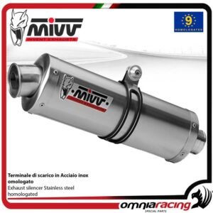 Mivv Oval plieno duslintuvas (homologuotas) – Suzuki GSX R 1000 2005–2006