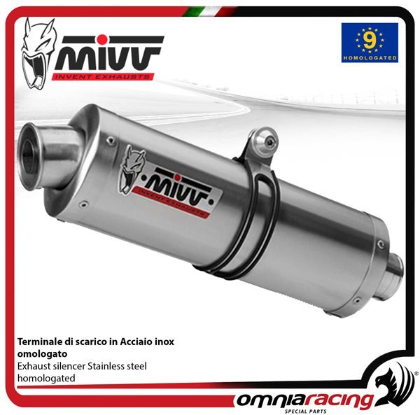 Mivv Oval high duslintuvas (homologuotas) – Suzuki GSF 600 Bandit 2000–2001 – nuotrauka 2