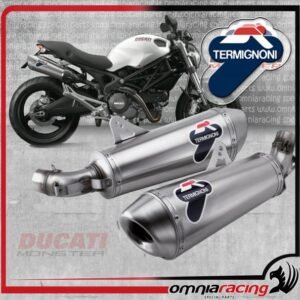 Termignoni D102 80 dB titaninis duslintuvas (homologuotas) – Ducati Monster 1100 2009–2010