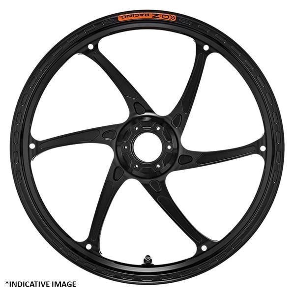 OZ Gass blizgių aliumininių ratlankių komplektas – Honda CBR 1000 RR R SP 2020–2024 / Honda CBR 1000 RR R 2020–2024 – nuotrauka 2