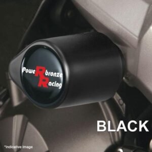 Powerbronze juodi rėmo slankikliai – Honda CBR 600 F 1999–2006 / Honda CBR 600 F Sport 2001–2002