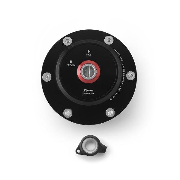 Rizoma juodas bako dangtelis – Aprilia RS 660 2020–2024 / Aprilia RS 660 Extrema 2023–2024 ir kt.