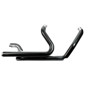 S&S Cycle Dual Power Tune Harley Davidson FLHR1750 Road King 107 ABS juodas išmetimo kolektorius – Harley-Davidson Road King 2017–2022