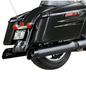 S&S Cycle MK45 Harley Davidson FLH1868 Electra Glide Revival 114 ABS juodas duslintuvas