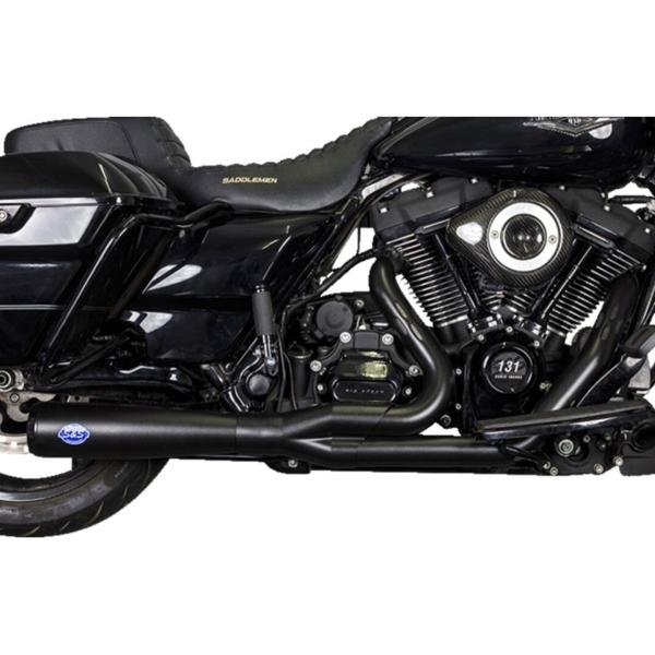 S&S Cycle Diamondback Harley Davidson FLH1868 Electra Glide Revival 114 ABS juoda pilna išmetimo sistema – Harley-Davidson Road King 2017–2020 / Harley-Davidson Street Glide 2019–2020
