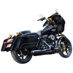 S&S Cycle Qualifier Harley Davidson FLH1868 Electra Glide Revival 114 ABS juoda pilna išmetimo sistema – Harley-Davidson Road King 2017–2022 / Harley-Davidson Street Glide 2018–2025 ir kt.