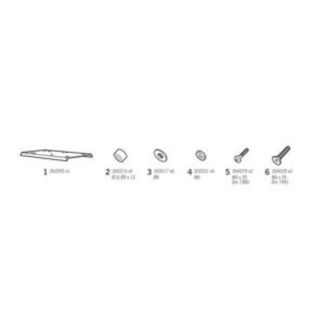 SHAD galinės dėžės laikiklis – Benelli TRK 125 2019 / Benelli TRK 502 X 2018–2019 / Benelli TRK 502 2016–2019 / Benelli TRK 251 2019–2025