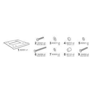 SHAD galinės dėžės laikiklis – Benelli TRK 502 2020–2025 / Benelli TRK 502 X 2020–2025