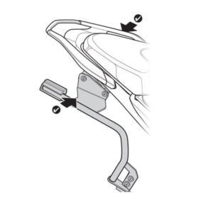 SHAD 3P šoniniai dėžių laikikliai – Ducati Multistrada 1200 Enduro 2016–2019 / Ducati Multistrada 1200 2016–2017 ir kt.