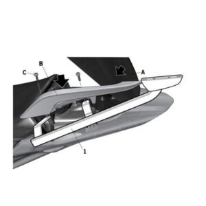 SHAD galinės dėžės laikiklis – Honda Integra 700 2012–2013 / Honda Integra 750 2014–2015 ir kt.