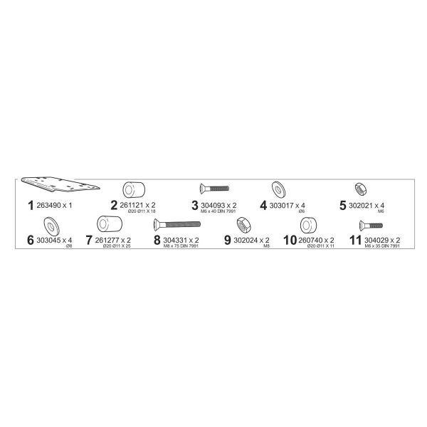 SHAD galinės dėžės laikiklis – Suzuki GSX S 1000GX 2024–2025