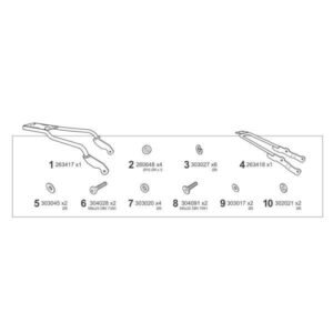 SHAD galinės dėžės laikiklis – BMW R 1300 GS 2023–2025