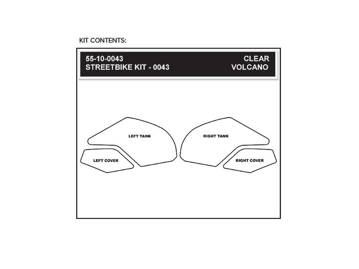 Stompgrip Volcano bako gripai – Kawasaki Z250 / Z300 / Ninja 250 / 300