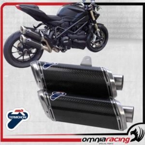 Termignoni D106 94 dB karboninis duslintuvas (lenktyninis) – Ducati Streetfighter 2009–2011
