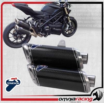 Termignoni D106 94 dB karboninis duslintuvas (lenktyninis) – Ducati Streetfighter 2009–2011