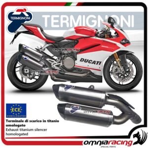 Termignoni Force duslintuvų pora (homologuota) – Ducati Panigale 959 2016–2019