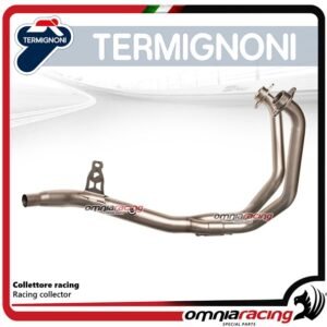 Termignoni 2x1 Y108 plieno išmetimo kolektorius / jungiamasis vamzdis (lenktyninis) – Yamaha R3 2015–2024