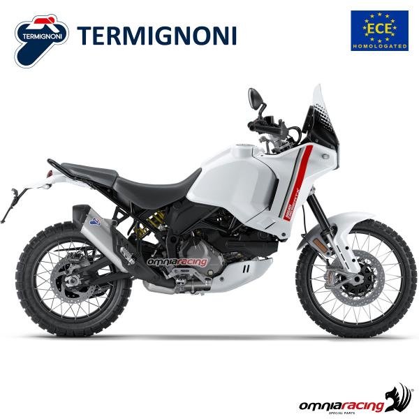 Termignoni titaninis duslintuvas (homologuotas) – Ducati DesertX 2022–2024 – nuotrauka 2