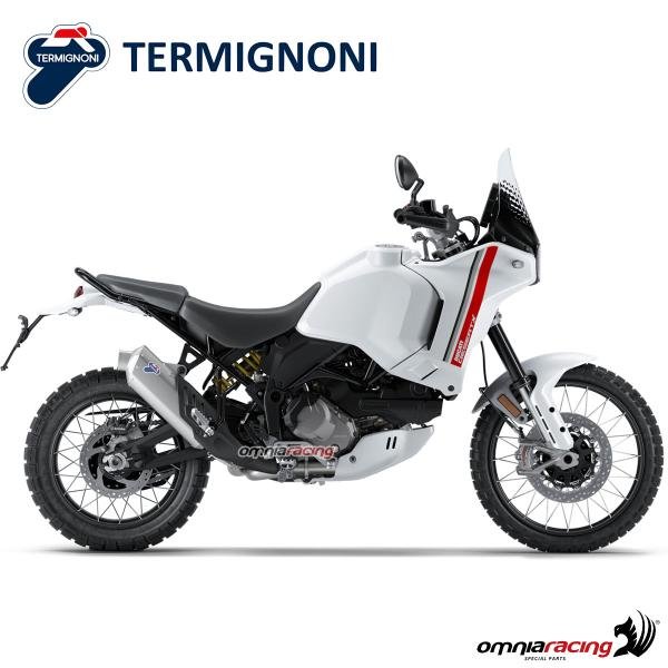 Termignoni titaninis duslintuvas (lenktyninis) – Ducati DesertX 2022–2023 – nuotrauka 2