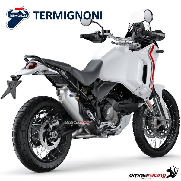 Termignoni titaninis duslintuvas (lenktyninis) – Ducati DesertX 2022–2023 – nuotrauka 3
