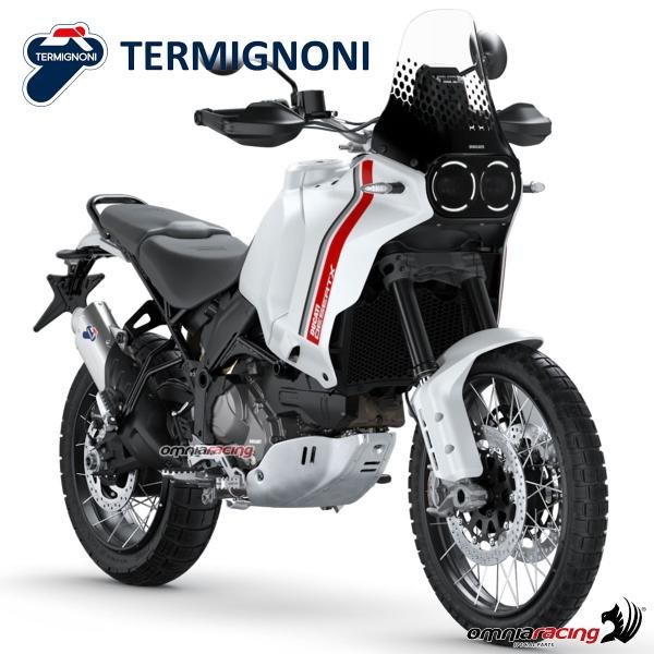 Termignoni titaninis duslintuvas (lenktyninis) – Ducati DesertX 2022–2023 – nuotrauka 5