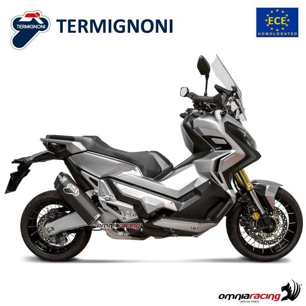 Termignoni SCREAM juodas titaninis duslintuvas (homologuotas) – Honda X Adv 750 2017–2022 – nuotrauka 3