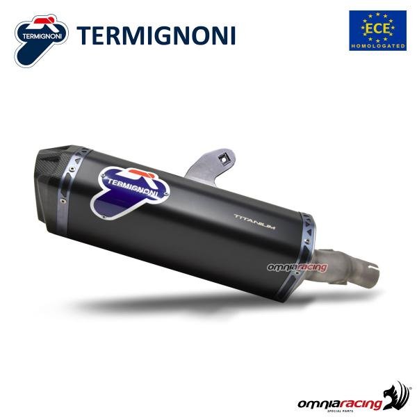 Termignoni SCREAM juodas titaninis duslintuvas (homologuotas) – Honda X Adv 750 2017–2022