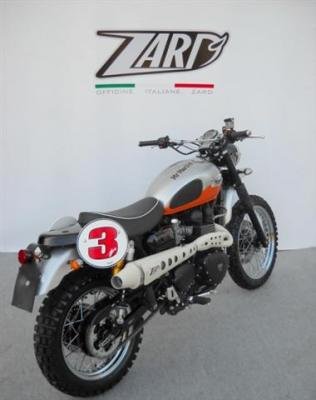 Zard kūginis plieno pilna išmetimo sistema (homologuota) – Triumph Scrambler 900 2006–2007 – nuotrauka 2