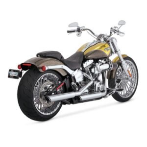 Vance & Hines Twin Slash chromuotas duslintuvas (lenktyninis) – Harley-Davidson Heritage Softail Classic 2013–2017