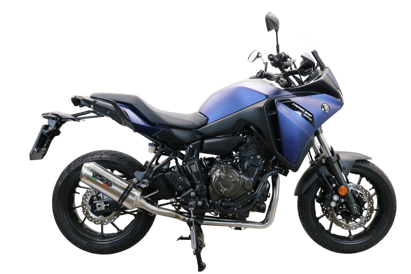 GPR Kat satininis Satinox plieno pilna išmetimo sistema (homologuota) – Yamaha Tracer 7 GT 2021–2024 – nuotrauka 3
