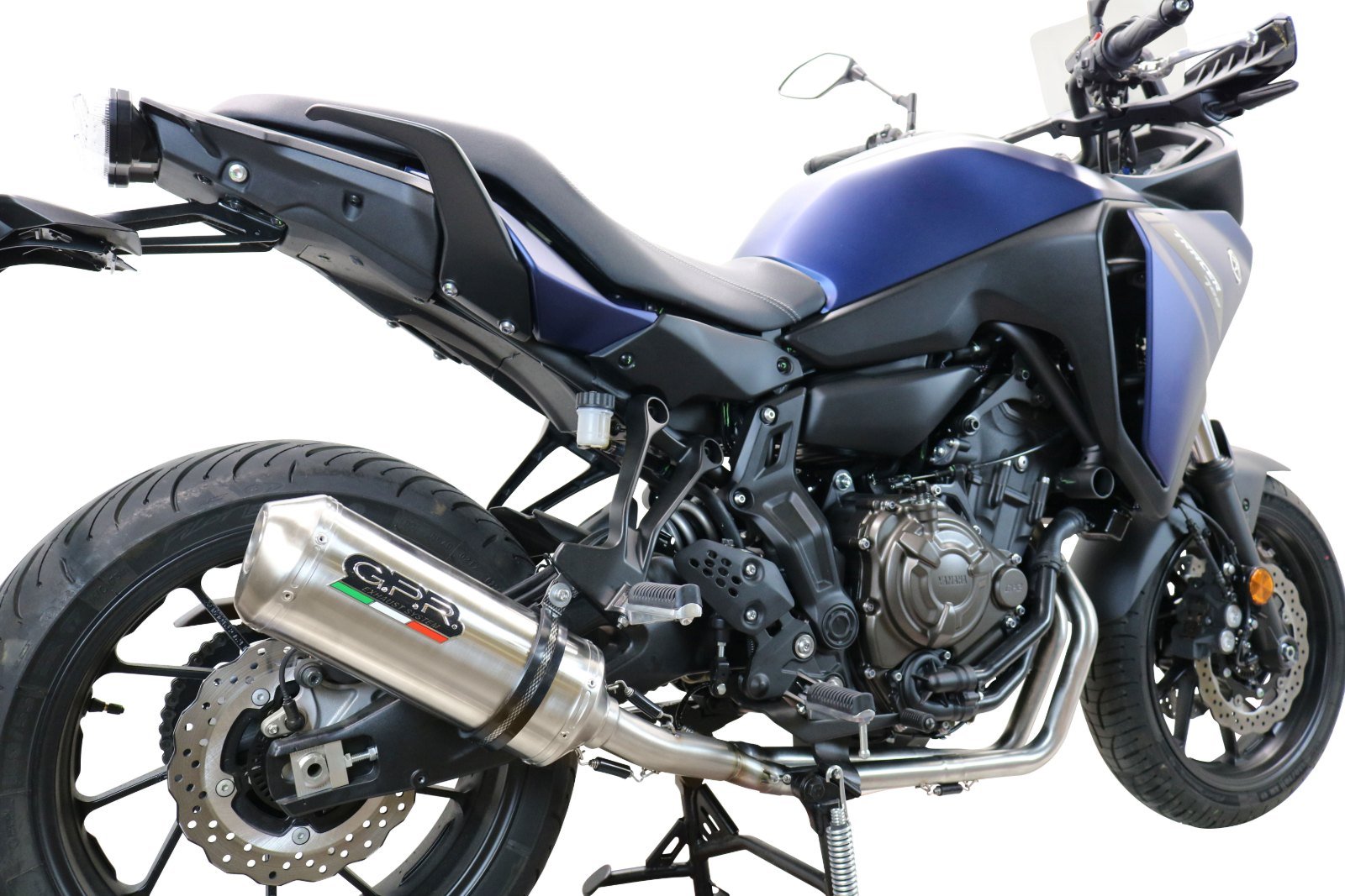 GPR Kat satininis Satinox plieno pilna išmetimo sistema (homologuota) – Yamaha Tracer 7 GT 2021–2024 – nuotrauka 2