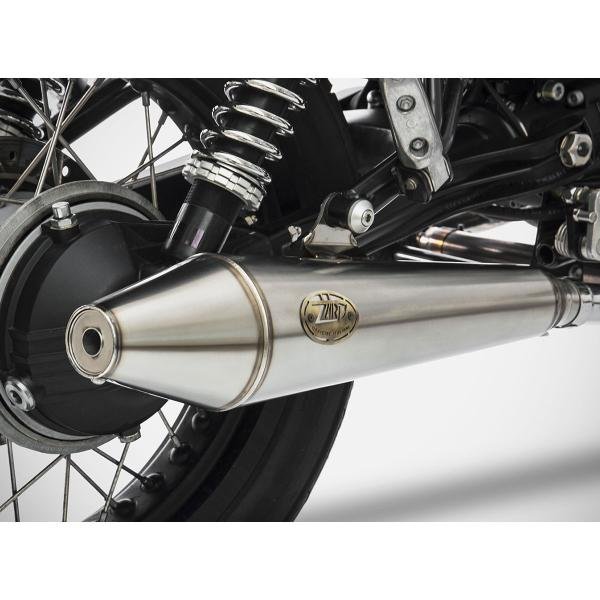 Zard kūginis plieno duslintuvas (homologuotas) – Moto Guzzi V7 Cafe Classic 2009–2012 / Moto Guzzi V7 II Stone 2015–2017