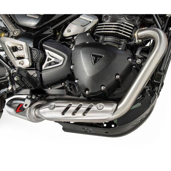 Zard plieno pilna išmetimo sistema (lenktyninė) – Triumph Scrambler 400X 2024 / Triumph Speed 400 2024 – nuotrauka 3