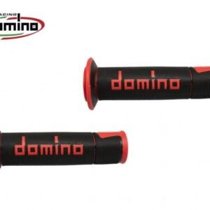 Domino RACING rankenų gumos, juoda/raudona