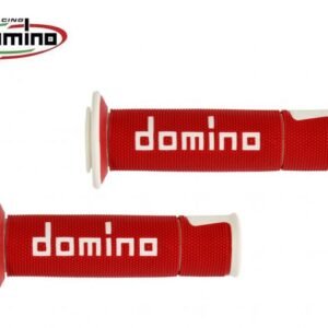 Domino RACING rankenų gumos, 22/26 mm, raudona/balta