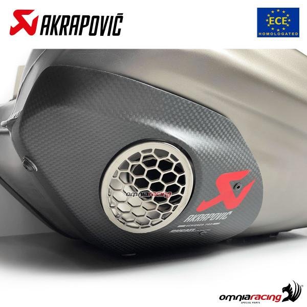 Akrapovic titaninis duslintuvas (homologuotas) – Ducati Streetfighter V4S 2020–2023 / Streetfighter V4 2020–2024 – nuotrauka 5