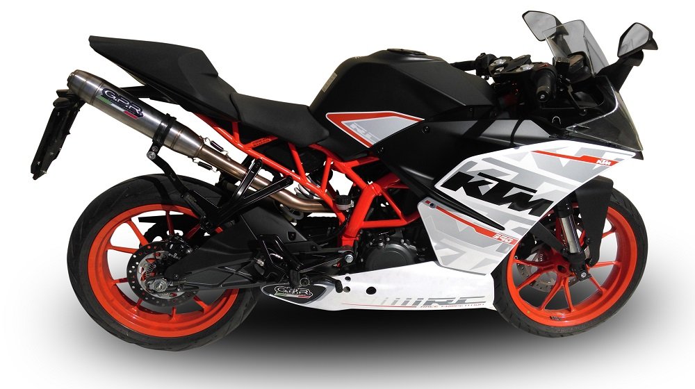 GPR satininis Deeptone plieno duslintuvas (homologuotas) – KTM RC 390 2015–2016 – nuotrauka 2