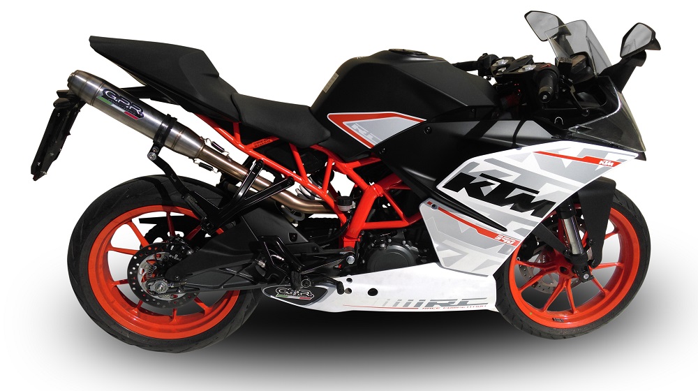 GPR Kat satininis Deeptone plieno duslintuvas (homologuotas) – KTM RC 390 2015–2016 – nuotrauka 2