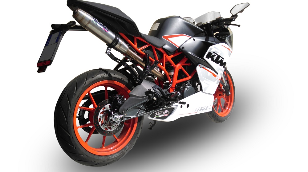 GPR satininis Deeptone plieno duslintuvas (homologuotas) – KTM RC 390 2015–2016 – nuotrauka 3