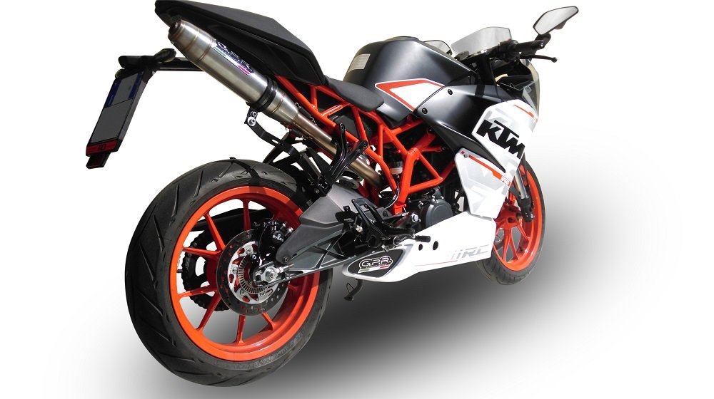 GPR Kat satininis Deeptone plieno duslintuvas (homologuotas) – KTM RC 390 2015–2016 – nuotrauka 3