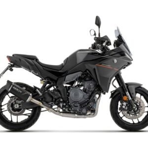 Arrow Indy Race Evo tamsaus aliuminio pilna išmetimo sistema – Yamaha Tracer 7 / GT 2025–2026