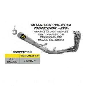 Arrow pilna titano išmetimo sistema (71248CP) – Honda CBR 1000 RR-R 2024–2026