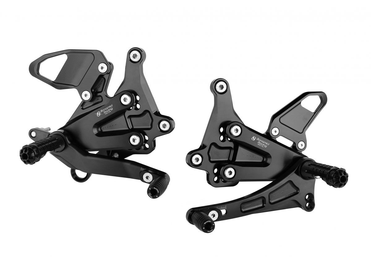Bonamici Racing reguliuojamas kojelių komplektas – KTM Super Duke 1290 R / RR 2021–2023