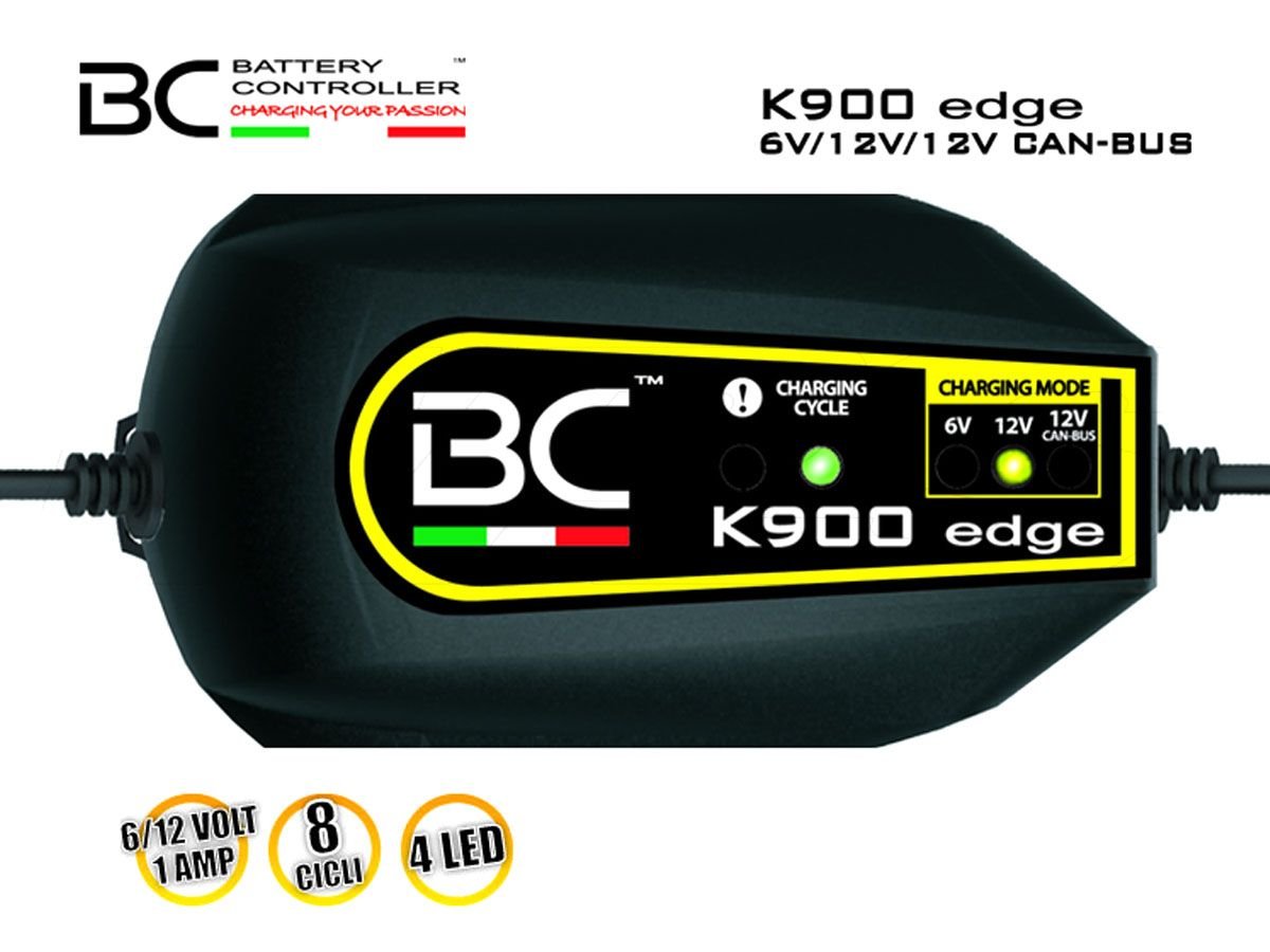 BC Battery Controller K900 Edge įkroviklis, 6 / 12 V / CAN-Bus, 1 A