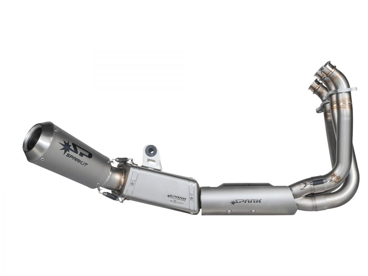 Spark MotoGP juoda pilna išmetimo sistema – Triumph Tiger Sport 660 2022–2025 / Triumph Trident 660 2021–2024